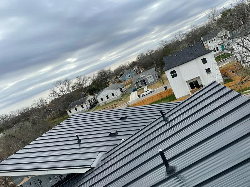 Standing seam metal roof panels with vents for Skylight Repair in Odenton